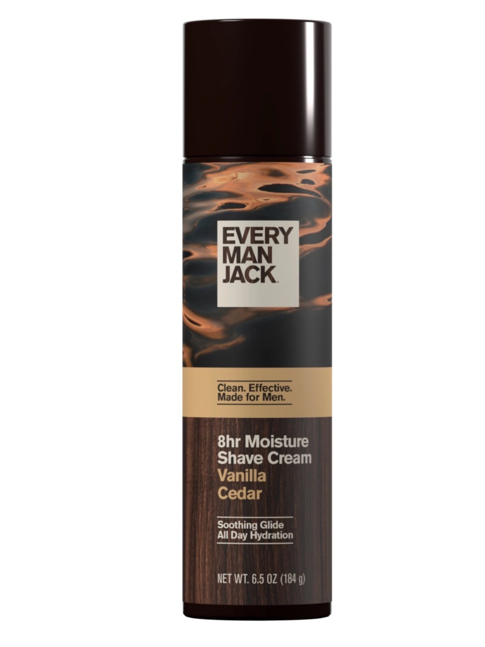 NWT Every Man Jack Vanilla Cedar 2-in-1 Shave Cream and Post-Shave Moisturizer